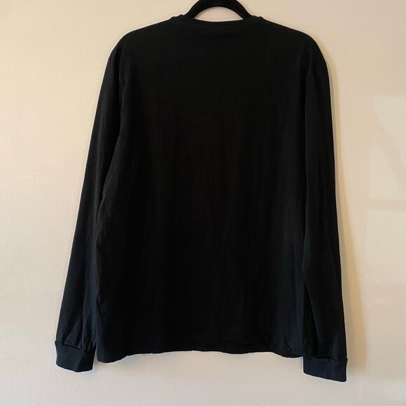Kotn Black Long Sleeve Tee Crewneck T-Shirt Basic Loungewear Men's size Medium - Picture 5 of 8